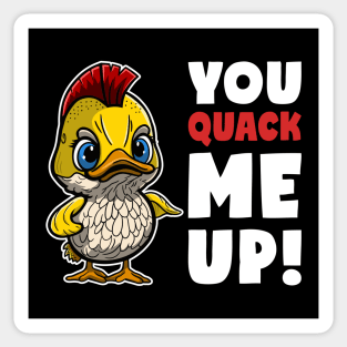 You Quack Me Up | Angry Duck Sticker